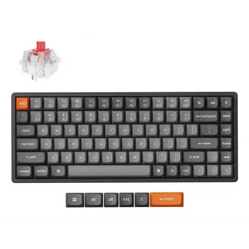 Klawiatura Keychron K2 Max uniwersalna USB RF bezprzewodowa Bluetooth czarna szara 75%