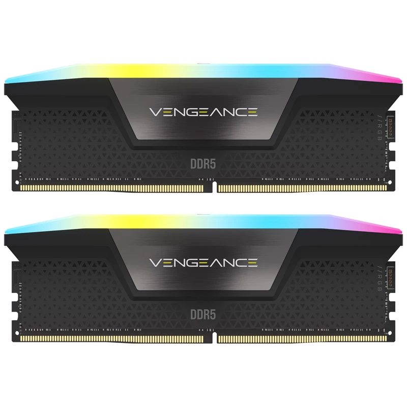 DIMM 64 GB DDR5-5600 (2x 32 GB) Dual-Kit, pamięć czarna, CMH64GX5M2B5600C40, Vengeance RGB, INTEL XMP