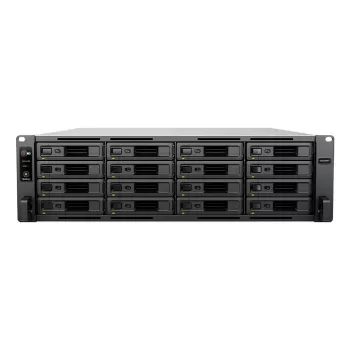 Serwer NAS Rack Synology RS2825RP+ 16-zatokowy (3U) V1780B 3.35 GHz, 8 GB DDR4, obsługa HDD/SSD, szary