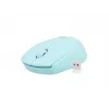 Bezprzewodowa mysz symetryczna NATEC STORK — Bluetooth + USB Type-A, 1600 DPI, 3 przyciski, jasnoniebieska
