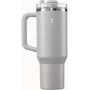 Izolowany kubek Lurch Big Cup Jura szary 1.2 L ze stali nierdzewnej z podwójną ścianką próżniową, słomką, 12 h utrzymywania temperatury