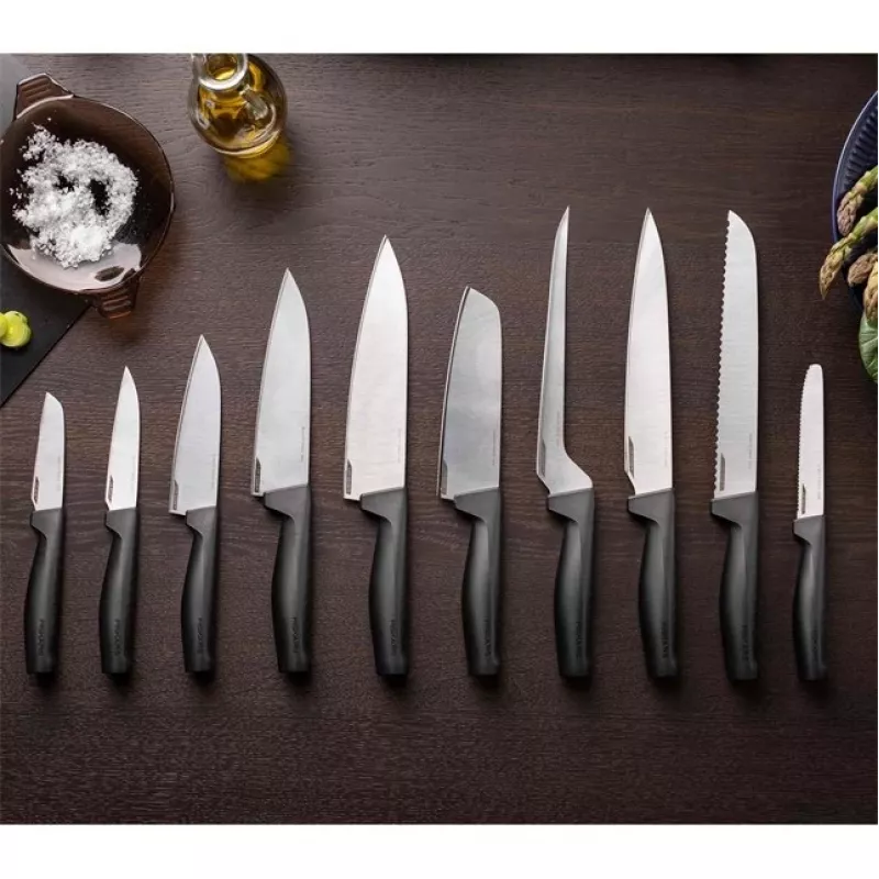 Nóż kuchenny Fiskars 1051761 ze stali nierdzewnej 1 szt. nóż Santoku