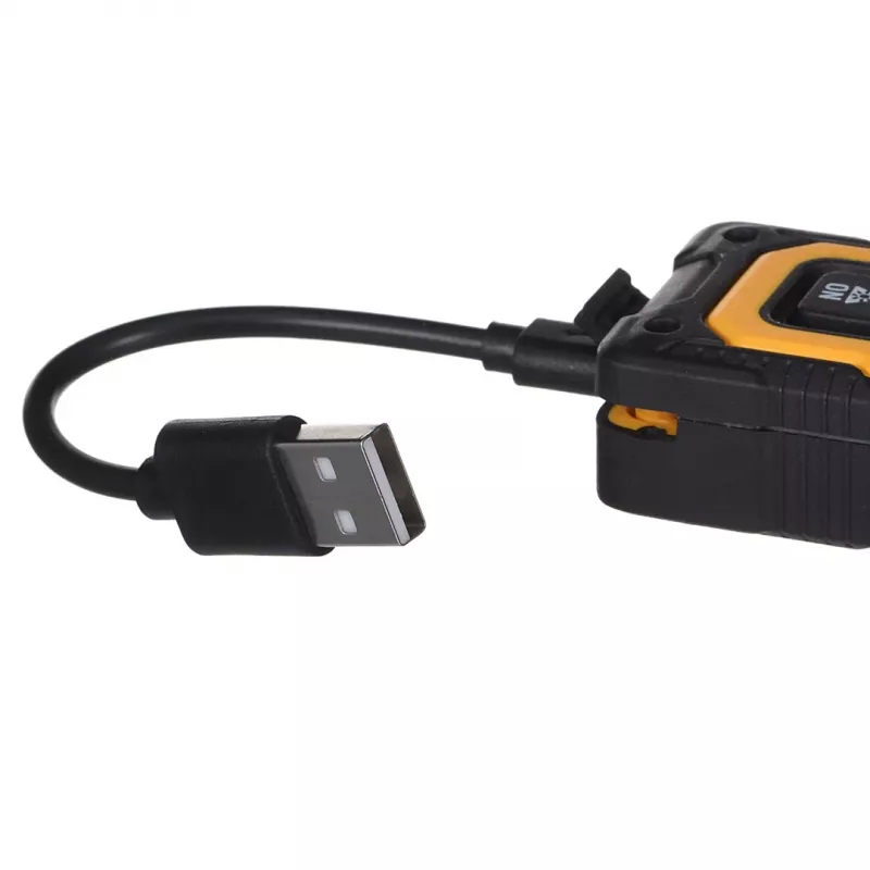 Dalmierz laserowy DeWalt DW055PL-XJ, zasięg 0–16 m, dokładność ±6 mm, akumulator 3,7 V, kabel USB
