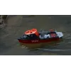 Amewi Rescue Boat 26117 — Bezszczotkowy napęd odrzutowy, 320 mm, czarno-czerwony