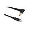 adapter kablowy płci Microconnect USBC-DC-5A-20V USB C na 5.5*2.5 1.2m Czarny