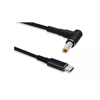 adapter kablowy płci Microconnect USBC-DC-5A-20V USB C na 5.5*2.5 1.2m Czarny