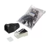 Złącze przewodowe RJ45 LogiLink MP0022 Czarny Przezroczysty