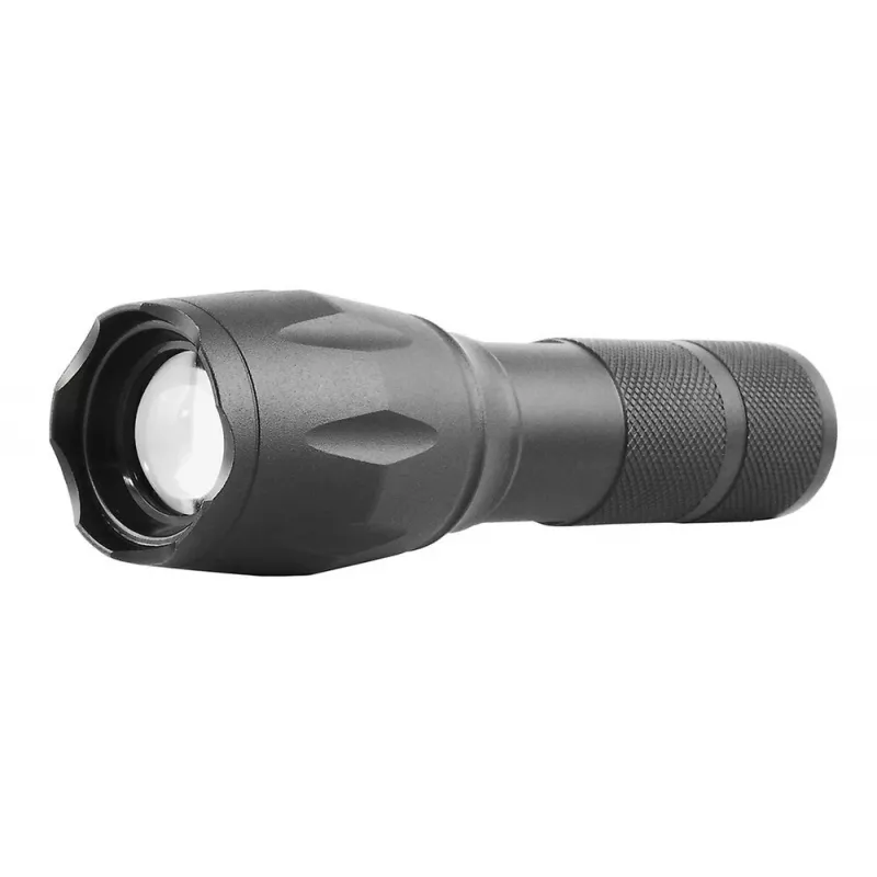 Latarka everActive FL600 — 600 lm, 10 W, obudowa aluminiowa, IPX4, 130 mm, 3×AAA, czerwona