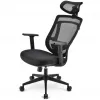 Krzesło biurowe Sharkoon OfficePal C10 — czarny, ergonomiczny design, regulowana wysokość