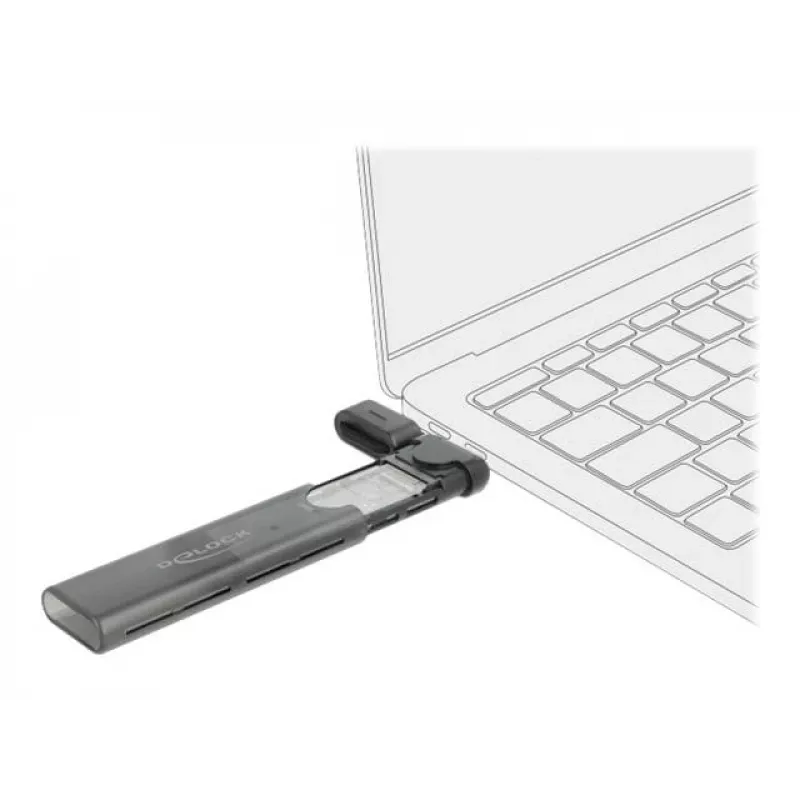 Obudowa SSD DeLOCK 42635 Czarna M.2