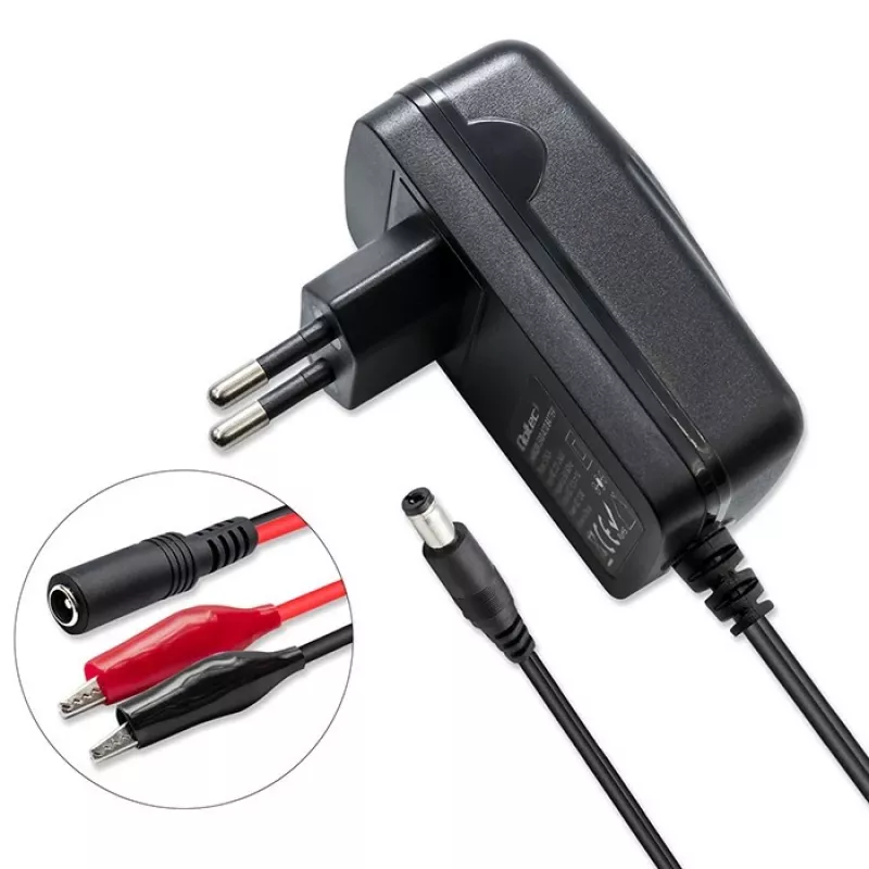 Prostownik QOLTEC Charger do AGM GEL STD 12V 1,5A