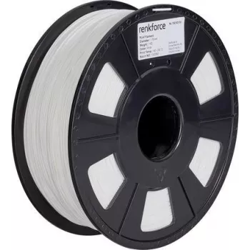 Renkforce RF-4511190 Materiał do druku 3D Polylactic Acid (PLA) Biały 1 kg (RF-4511190)