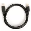 Kabel USB AM-AM 1.8 czarny