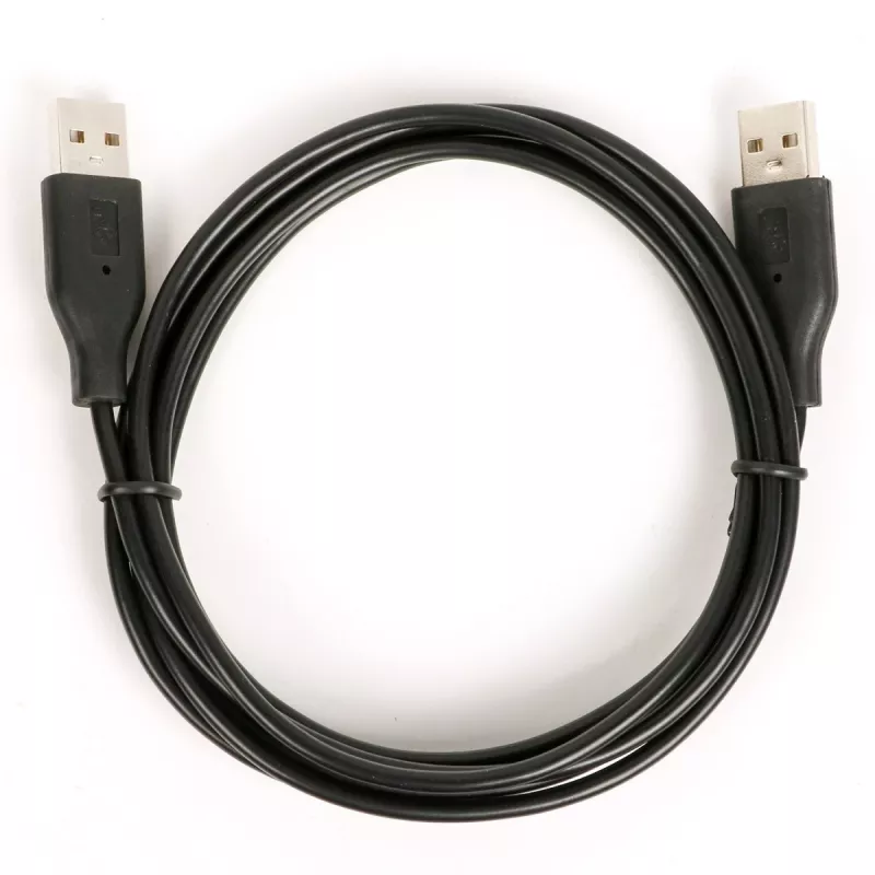 Kabel USB AM-AM 1.8 czarny