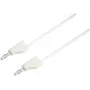 Przewód pomiarowy VOLTCRAFT [Wtyk 4 mm - Wtyk 4 mm] 0,75 m biały MSB-300 (MSB-300-0.75-WS)