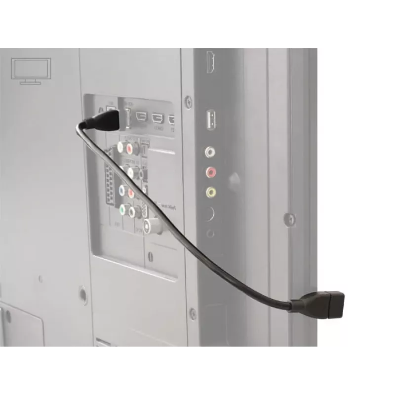 Kabel USB DeLOCK 35cm USB 2.0 83498 Czarny