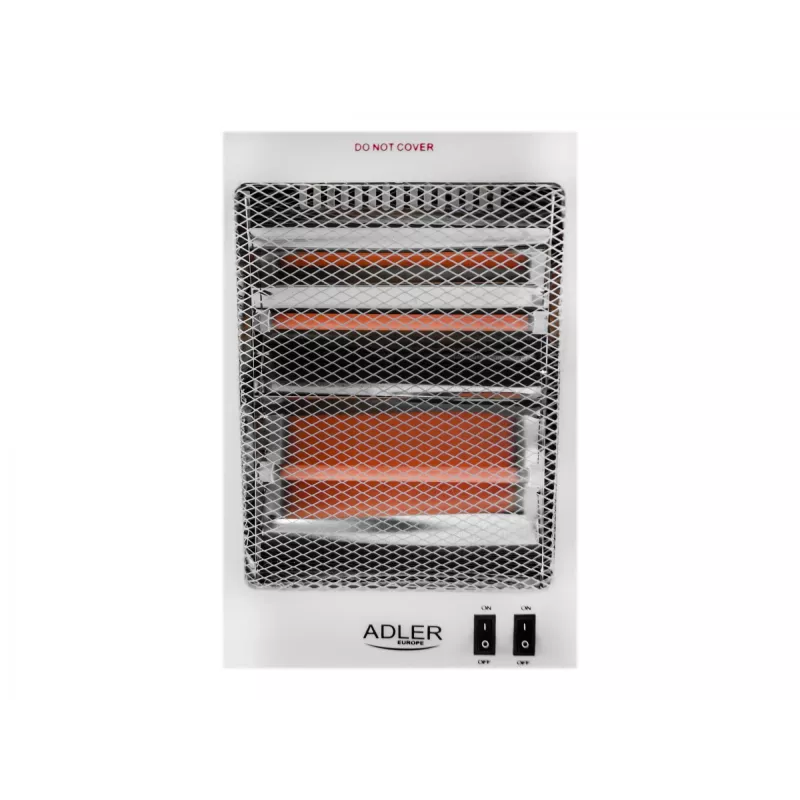 Adler | Grzejnik | AD 7709 | Grzejnik halogenowy | 800 W | Liczba poziomów mocy 2 | Biały