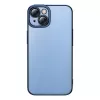 Zestaw etui ochronnego i szkła hartowanego Baseus do iPhone 14 Plus — błyszczący przezroczysty niebieski