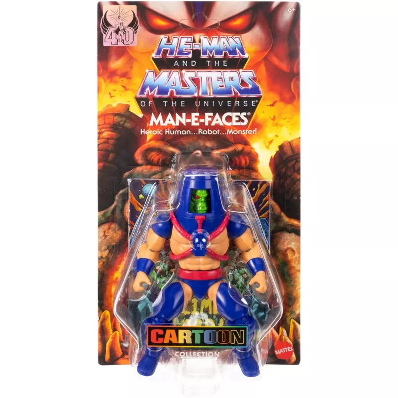 Figurka akcji MATTEL M.O.T.U. Origins Man-E-Faces JBM80, kolekcjonerska ruchoma postać