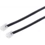 S/CONN 3m RJ12 czarny przezroczysty ShiverPeaks