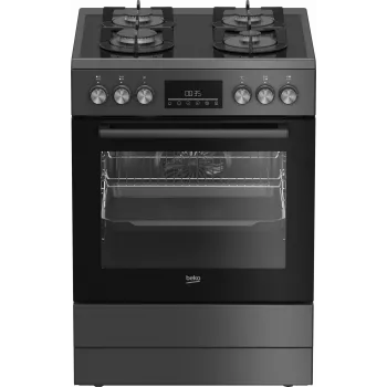 Kuchenka gazowa do zabudowy z piekarnikiem elektrycznym BEKO FBM62330GADSN 60 cm, szary, klasa energetyczna A
