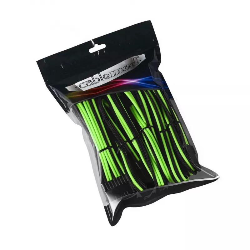 Wewnętrzny kabel zasilający CableMod CM-PCAB-BKIT-NKKLG-3PK-R Czarny Zielony