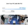 USB Wi‑Fi Adapter MERCUSYS MA14N — USB Type‑A, 2.4 GHz Single‑Band, up to 287 Mb/s, Czarny