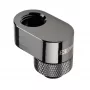 XSPC Rotary 14mm Offset G1/4 Fitting, Chrome Czarny - kątowe złącze obrotowe do chłodzenia wodnego