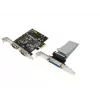 Wewnętrzna karta interfejsu PCIe LOGILINK PC0033 z portami szeregowymi i równoległymi, chipset NetMOS