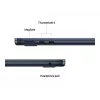 Apple MacBook Air 13 (2025), 24 GB, 512 GB, M4 (10-rdzeniowy CPU/10-rdzeniowy GPU), Midnight, zasilacz 35 W Dual USB-C, klawiatura niemiecka, MC6C4D/A