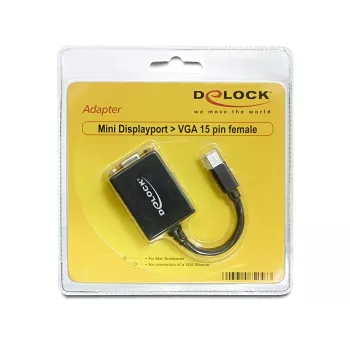 Adapter kabla wideo DeLOCK 65256 Mini DisplayPort do VGA