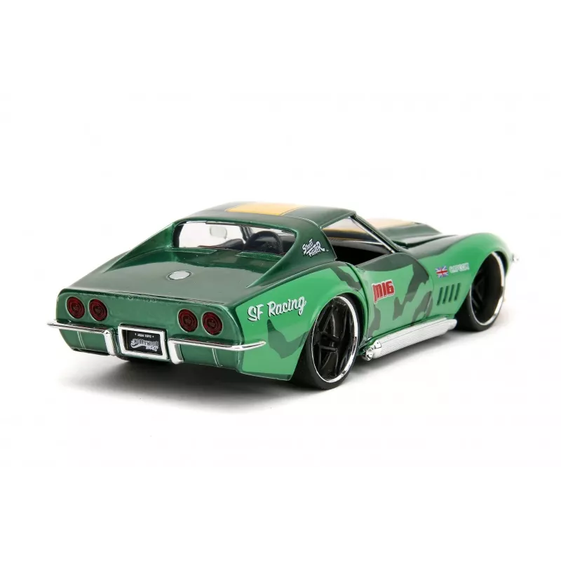 Samochód Jada Toys Street Fighter 1969 Chevrolet 1:24 Metalowy Zielony