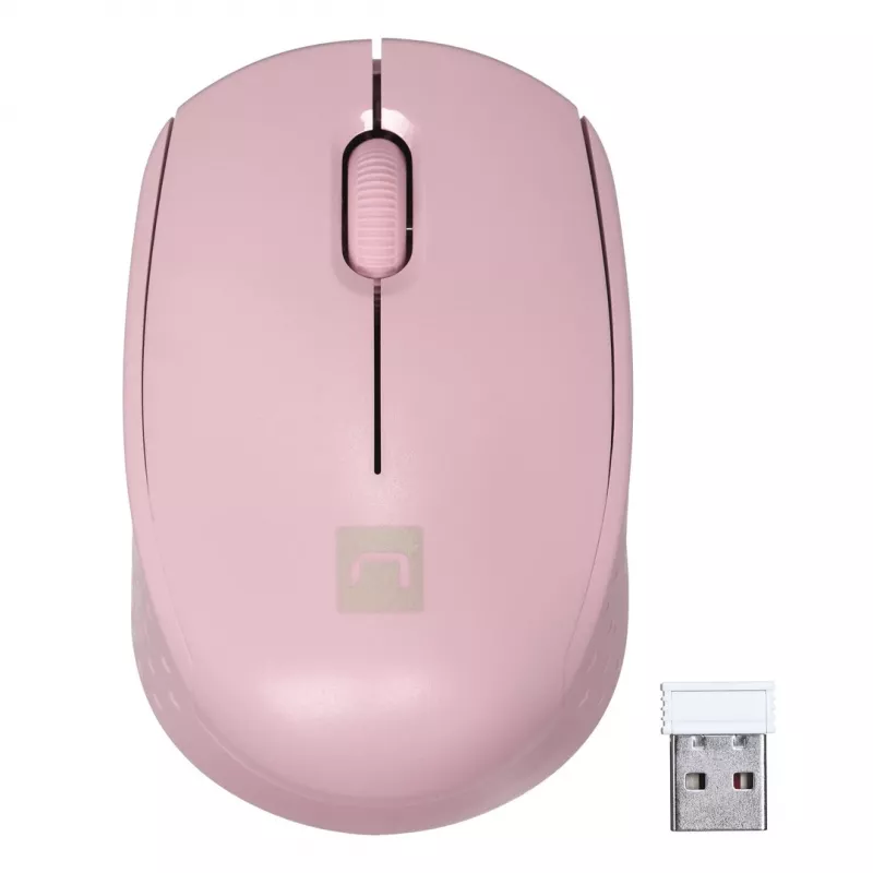 NATEC STORK mysz Domowa symetryczna RF Bezprzewodowa + USB Typ-A Optyczna 1600 DPI