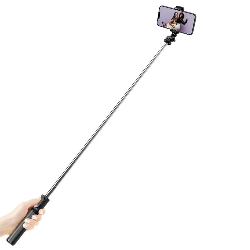 SelfieGo Kompaktowy Selfie Stick Bluetooth Statyw (20-101 cm) Crong CRGSGL1B