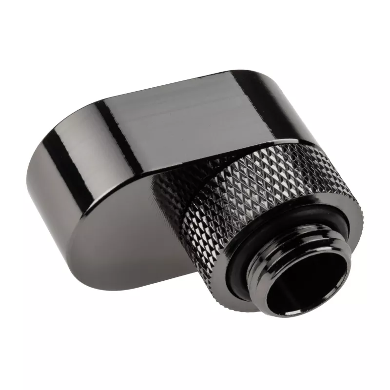 XSPC Rotary 14mm Offset G1/4 Fitting, Chrome Czarny - kątowe złącze obrotowe do chłodzenia wodnego
