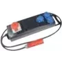 Listwa zasilająca Bachmann 349.184 — 400V wejście wtyczka CEE, 3 wyjścia, kabel 2,0 m