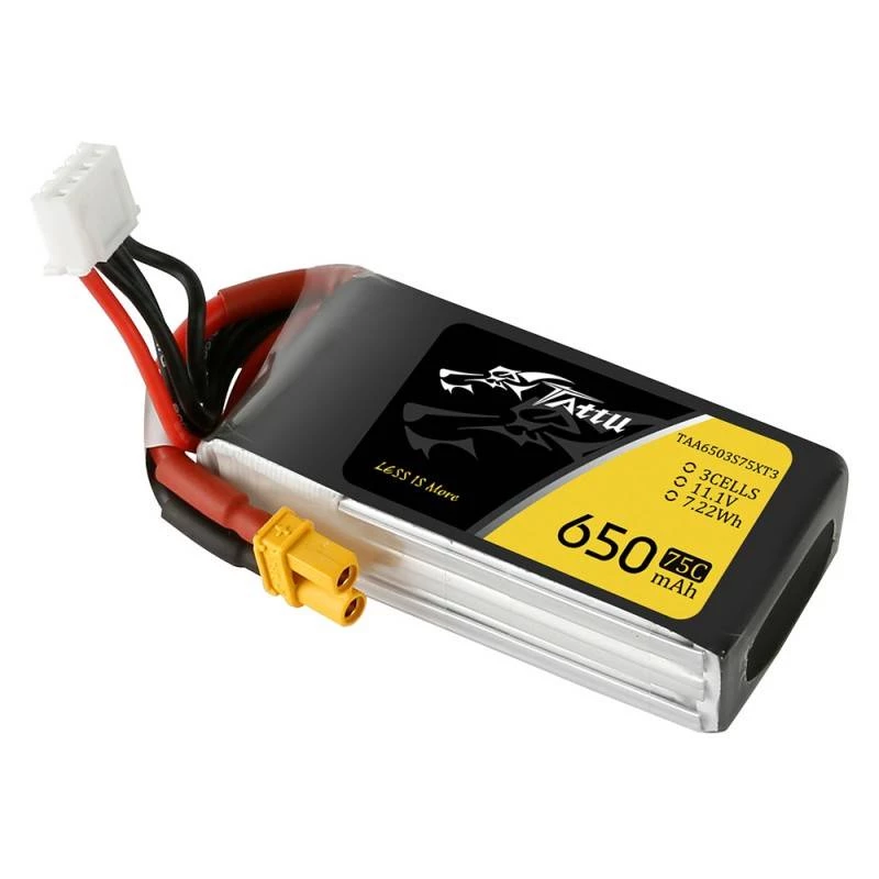 Bateria Tattu 650mAh 11,1V 75C 3S1P