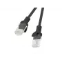 Kabel sieciowy LANBERG PCU6-10CC-1000-BK RJ-45 Cat6 U/UTP 10 m Czarny