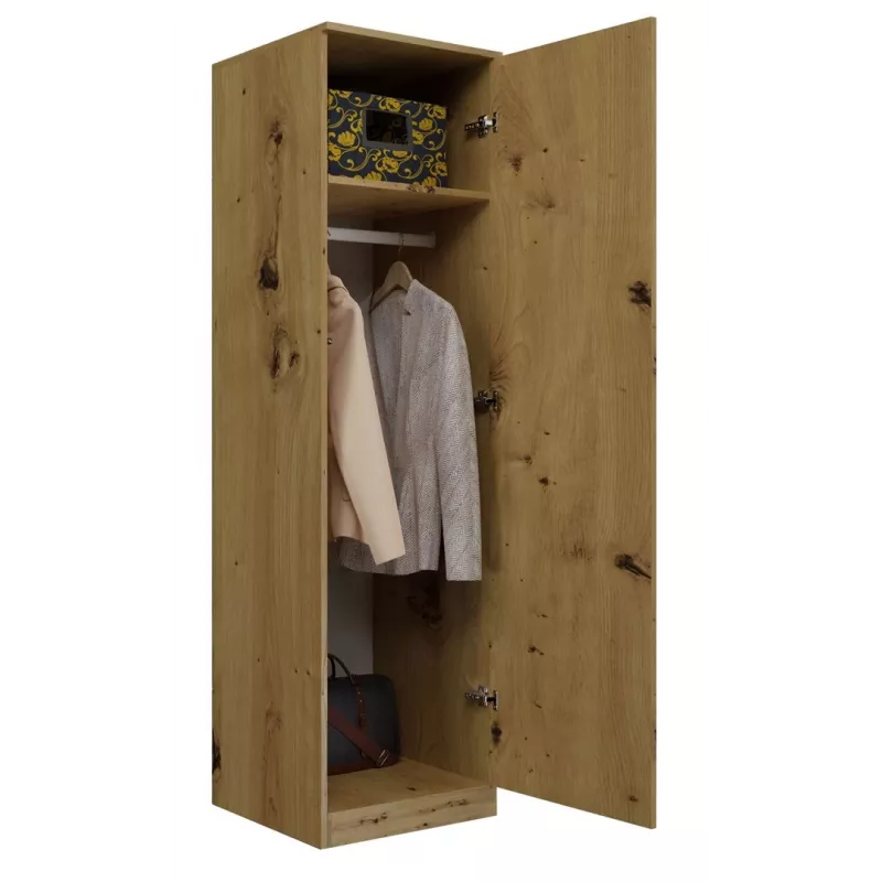 Topeshop SD-50 ARTISAN KPL bedroom wardrobe/closet 5 shelves 1 drzwi(s) dąb