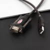 Przewód szeregowy UNITEK Y-105A Czarny 1,5 m USB Type-A DB-9