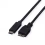 ROLINE - Kabel USB - USB Type C (M) na Micro-USB Type B (M) - 50 cm - Czarny (11.02.9005)