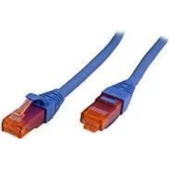 ROLINE - Kabel krosowy - RJ-45 (M) do RJ-45 (M) - 2 m - UTP - CAT 6 - bezhalogenowy, formowany, linka - niebieski (21.15.2542)