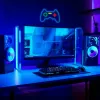 Przewodowy gamepad USB MANTA SNL55MT z neonowym podświetleniem