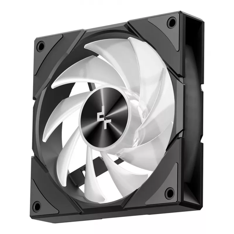 Obudowa PC DeepCool CG580 4F Midi Tower — ATX/ITX/MicroATX, szkło hartowane, wentylatory 3×120mm+1×120mm, 2×3,5 inch i 2×2,5 inch, USB-A×2 USB-C×1, czarna
