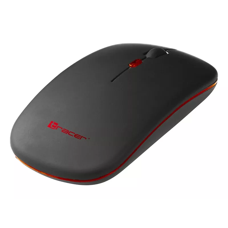 Mysz Tracer cienki RF 2.4 GHz/BT Czarna