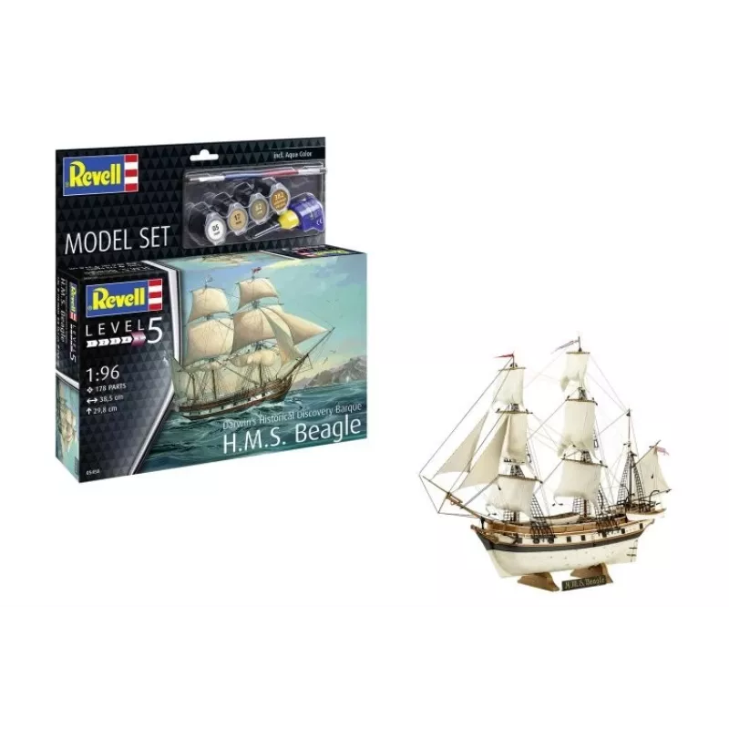 Plastikowy model do sklejania REVELL Revell H.M.S. Beagle — skala nieokreślona, model statku do montażu