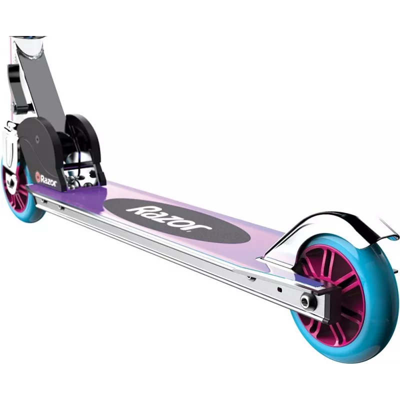 Hulajnoga kopana Razor A Special Edition Kids Wielokolorowa – aluminiowy podest, koła PU, 2 koła, składana, maks. obciążenie 65 kg