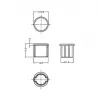 Socket safety cover BNC DeLOCK 64022