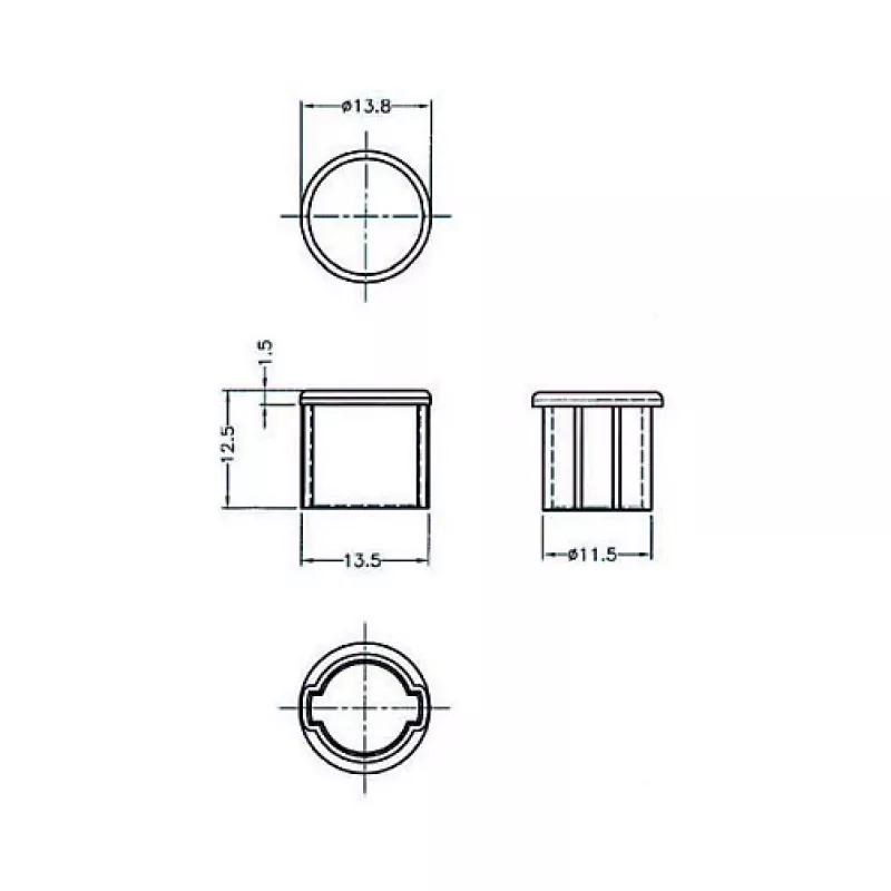 Socket safety cover BNC DeLOCK 64022