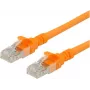 ROLINE - Patch-kabel - RJ-45 (M) do RJ-45 (M) - 2 m - UTP - CAT 6a - bezhalogenowy, formowany, linka - pomarańczowy (21.15.2772)